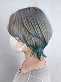 ウルフレイヤー_外ハネボブセクションカラー_ba398341