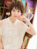 カバーヘア ブリス 川口(COVER HAIR bliss)&nbsp;バレイヤージュラフニュアンスくせ毛ショートc5川口20代30代!