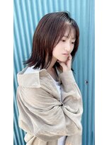 ニスル 町田店(NISURU)&nbsp;似合わせカット/大人ガーリー/ダークアッシュ/着物/町田/町田駅