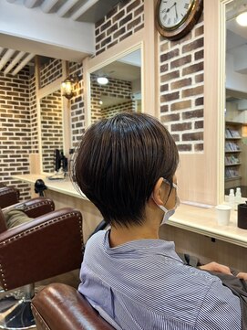 ロク 白楽(rocu) 前髪/マチルダボブ/ピンクベージュインナー/グレージュ[白楽駅]