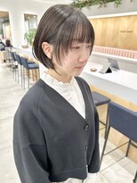 ステア ケース(stair case)&nbsp;【馬場】大人かわいい黒髪前下がりボブ小顔ショート