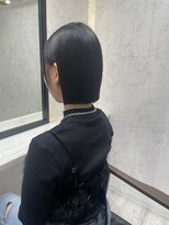 アンドリルム 梅田(&Lillme) ツヤ髪スタイル　髪質改善　タッセルボブ　【９７hair】