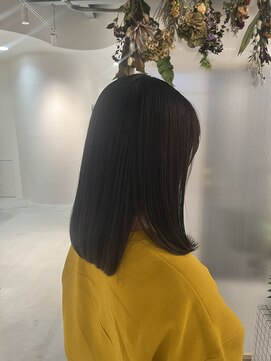 ファスナーグランデ(fustener grande) オリーブブラウン×サラツヤストレート