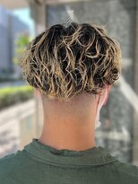 スカイ 亀戸店 (sky)&nbsp;ハイライト/マッシュパーマ/アッシュブラック<理容室>[亀戸]