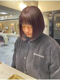 ミニボブ×チェリーレッド