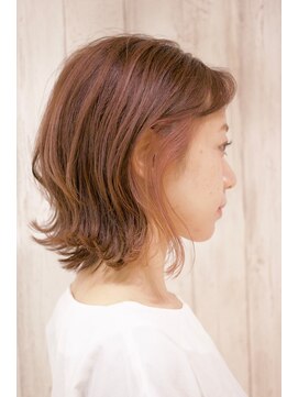 アルトス 浦和(ARTS) 切りっぱなしボブ×ピンク×浦和の美容室ARTS谷島樹