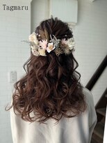 タグマル&nbsp;ふわふわなハーフアップ☆