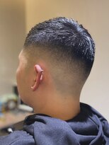 エクファフォーメン(EX-FA FOR MEN)&nbsp;ウルフ/アッシュブラック/カルマパーマ/ベリーショート/瀬田