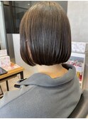 ヘアドネーションバッサリボブ 20代30代40代前下がりボブ