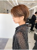 ベージュ☆ハンサムショート