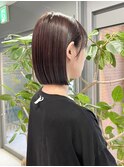 ミニボブ×透明感カラーAYA27