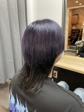 テーラヘアー 公津の杜店(TELA HAIR) 逆インナー×パープル