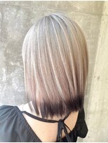 ガルボ ヘアー(garbo hair) #ハイトーン#デザインカラー#10代#20代#高知