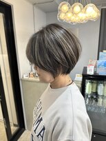 エトラ 渋谷店(etora)&nbsp;小顔へア アッシュカラーグレージュハイライトカラー◎