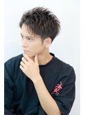 かきあげ ソフトツイスト アップバング 刈り上げ