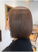 大人ショートボブショートカット顔周りレイヤーカットミニボブ