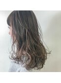 セミロング×グラデーションカラー/心斎橋&難波&堀江&新町