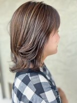 ラポール(RAPPORT)&nbsp;ミディアムヘア/デザインカラー/フェイスフレーミング/蟹江