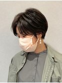 くびれショート/暗髪ショート/３０代ショート
