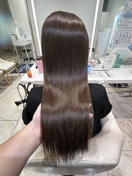 ケンジ 平塚 アネッタ(KENJE annetta) ★オリーブグレージュ×オージュアトリートメント