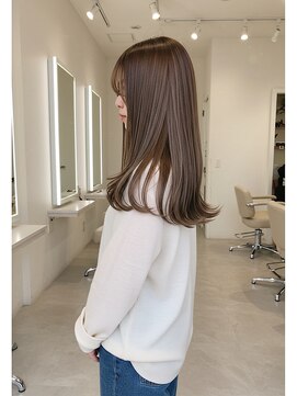 フュージョンファイブ(FUSION5) レイヤーロングベージュ20代30代40代くびれエクステ韓国ヘア