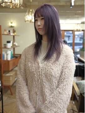 ラベンダーパープル／2回ブリーチ