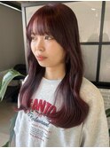 【annuy_shiori】ワインレッド×くびれhair