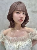 似合わせカット/ダークアッシュ/外ハネ
