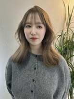 デディトゥ ルイール(dedyto luire)&nbsp;札幌大通レイヤーカットハッシュカット髪質改善韓国ボブ顔周り