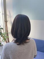 マテカ ヘアー(mateca hair)&nbsp;くびれミディアム×オリーブ