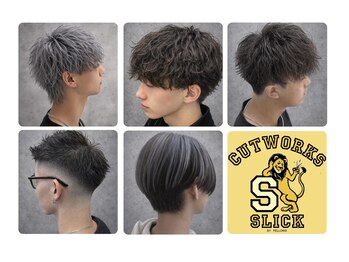 カットワークススリックバイフェローズ(CUT WORKS SLICK by fellows)の写真/《熊本人気TOPクラス》大人気《バーバースタイル》低価格&駅近で通いやすい。