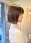 20代30代40代切りっぱなし外ハネボブスタイル