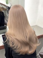ニコトウキョウ 新宿(nico TOKYO) ダブルカラーミルクティーベージュピンクベージュロングレイヤー