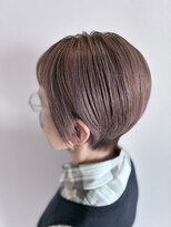 エルメ 鈴鹿(erme)&nbsp;白髪ぼかしイルミナカラー　ピンクベージュ