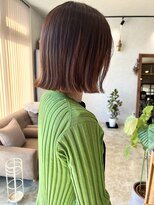 リアンインフィニティ(Lien ∞)&nbsp;大人ショート　切りっぱなしボブ　外ハネボブ　帯山美容室