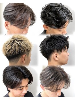 ヴェックス バイ ディレクション(VEX by Direction)の写真/センターパートも刈り上げフェードも思いのまま。メンズのこだわりを叶える◎