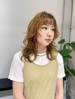 クリアーオブヘアー 栄南店(CLEAR of hair)&nbsp;イエローブラウン×レイヤー/RIHO