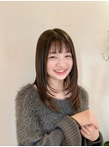 セミロングレイヤー
