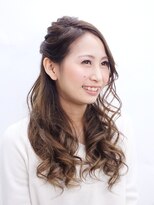 ヘアアンドメイク ゼン ヨコハマ(Hair&Make ZEN YOKOHAMA)&nbsp;柔らかねじりのハーフスタイル　Hair&Make ZEN