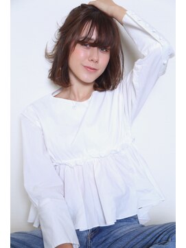 フローレン(FLOREN) ボブ×ラフパーマ/ベージュブラウン