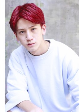 ネス(ness) [RIMMA]ディープレッド/センターパート/ネープレス