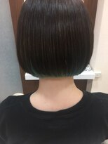 ヘアーガーデン ハッカドウ(hair garden 髪花堂) ＊Hakkado＊ショートボブ×インナーカラーブルー