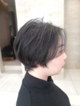 ゼル 上尾(ZELE) 《ZELE上尾店》暗めカラーも透明感☆柔らかショートボブ