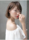 逆三角形　小顔ヘア　似合わせカット