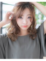 エヌアンドエー 春日部東口店(hair shop N&A) 鎖骨ミディアム×ミディアムアレンジ