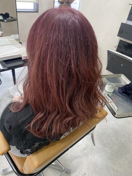 アジールヘア 東上野店(agir hair) ホットピンクカラー【上野 イルミナカラー】