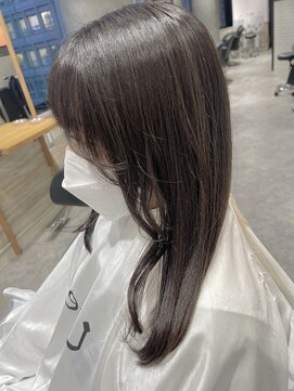 リーオオサカ(Lee Osaka) 【Lee大阪店】ナチュラル♪グレージュ3Dカラー/新出奈津樹