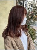 【ZEST立川 橋本姫奈】春にぴったりコーラルピンクブラウン