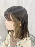 グレージュインナーカラー【Zina 大越香苗】