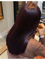 ウル 表参道(HOULe)&nbsp;バイカルテ レイヤー 髪質改善  ベージュ 酸熱トリートメント